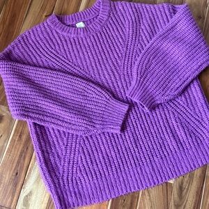 a new day Women's Knit Sweater in Purple